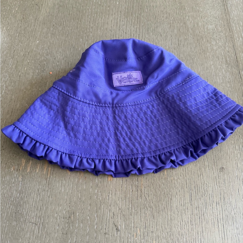 Violet Kids Ruffled Purple Hat